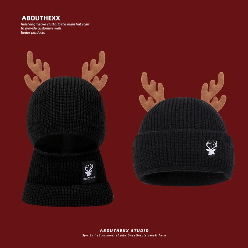 Cute Hats for Autumn and Winter Women s Fleece and Thickened Christmas Gifts Antler Woolen Hats Knitted Warm Balacrafas M(56-58cm)
Cute Hats for Autumn and Winter Women s Fleece and Thickened Christmas Gifts Antler Woolen Hats Knitted Warm Balacrafas M(56-58cm)