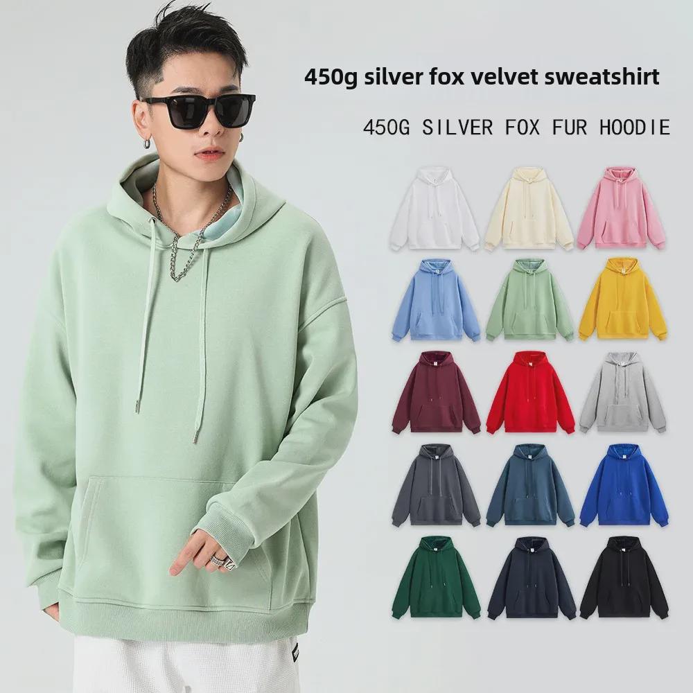 Women s Silver Fox Hooded Sweater - Thick Velvet, 450g, Long Sleeve, Warm, Simple Casual Loose-fit for Autumn/Winter. 2XL
Women s Silver Fox Hooded Sweater - Thick Velvet, 450g, Long Sleeve, Warm, Simple Casual Loose-fit for Autumn/Winter. 2XL
