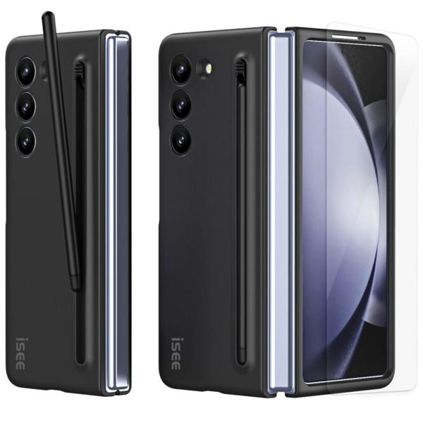 ISEE Galaxy Z Fold 3/4/5 Slim with touch pen + screen protection film all-in-one mobile phone case 
ISEE Galaxy Z Fold 3/4/5 Slim with touch pen + screen protection film all-in-one mobile phone case