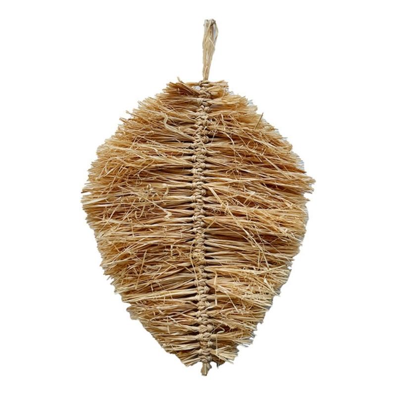 Japanese Styles Wall Art Handcrafted Dried Grass Raffia Leaf Hanging Ornament For Home Living Room Bedroom Decoration 1
Japanese Styles Wall Art Handcrafted Dried Grass Raffia Leaf Hanging Ornament For Home Living Room Bedroom Decoration 1
