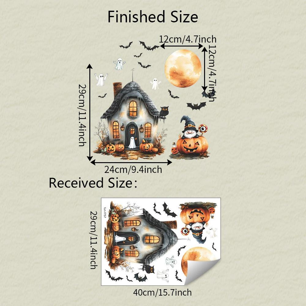 New Creative Owl Pumpkin Maple Leaf Static Window Stickers Store Home Decoration Double Sided Visual Stickers Removable 29x40cm
New Creative Owl Pumpkin Maple Leaf Static Window Stickers Store Home Decoration Double Sided Visual Stickers Removable 29x40cm