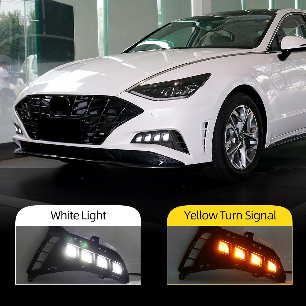 2 шт. автомобильные светодиодные противотуманные фары DRL дневного света для Hyundai Sonata 2021 2022 с динамическим желтым указателем поворота
2 шт. автомобильные светодиодные противотуманные фары DRL дневного света для Hyundai Sonata 2021 2022 с динамическим желтым указателем поворота