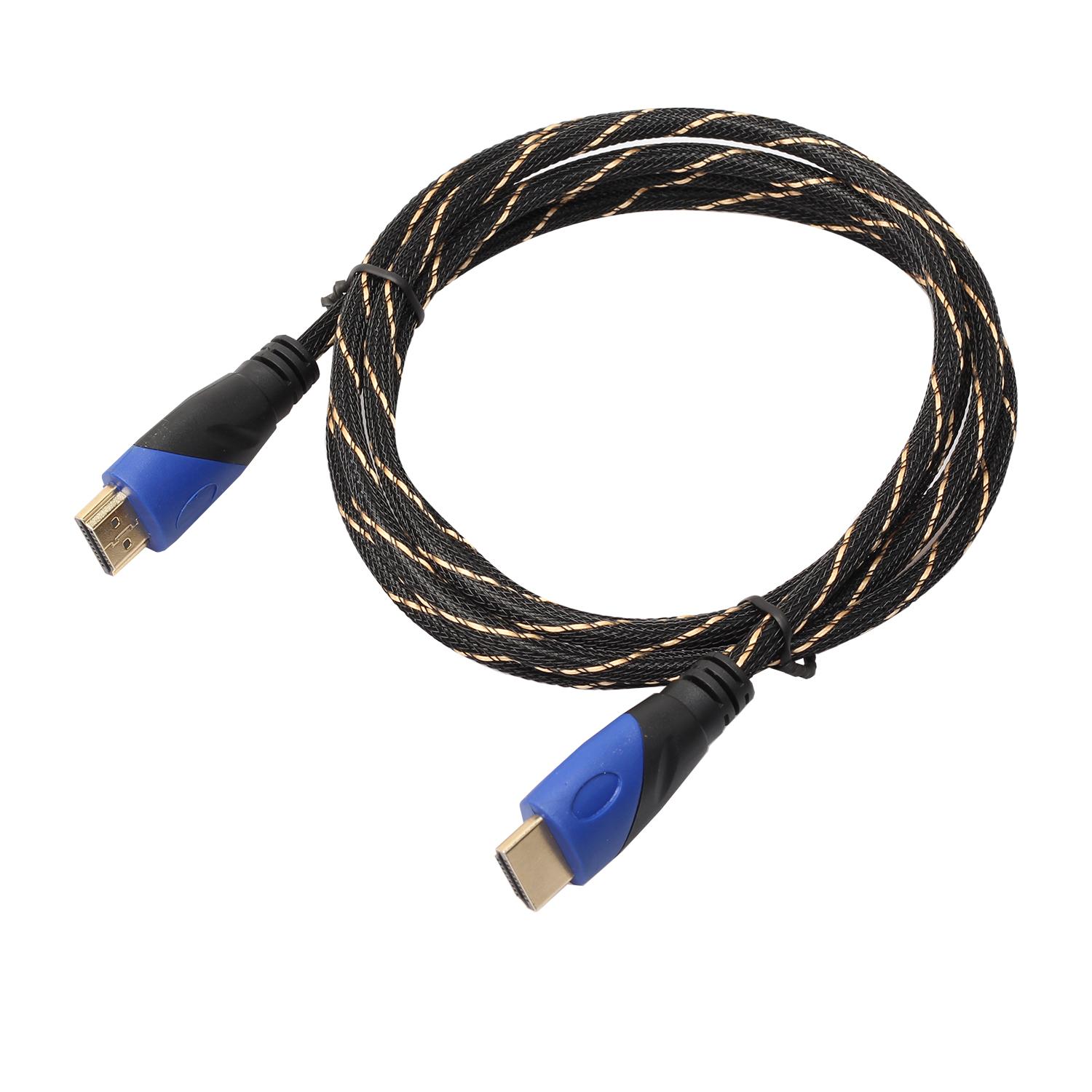 1.8M Mesh Layer Woven Pattern HDMI Cable V1.4 AV HD 3D for PS3 Xbox HDTV 1080P As Shown A
1.8M Mesh Layer Woven Pattern HDMI Cable V1.4 AV HD 3D for PS3 Xbox HDTV 1080P As Shown A