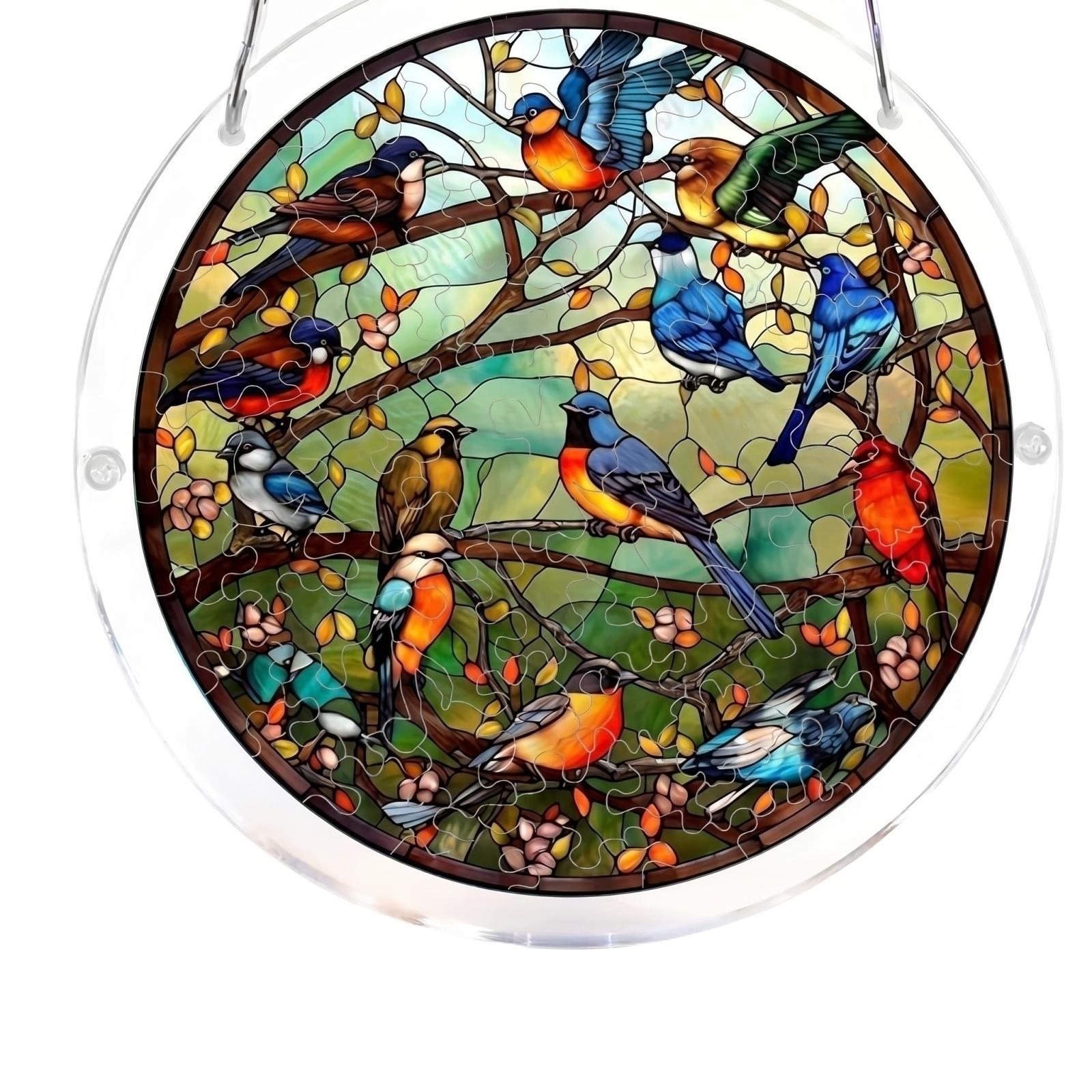 Acrylic Puzzle Toy Sun Catcher Window Decoration 3 Layers Single Layer 2mm 2D Dragonfly Design Round Shape Hanging Ornament One Size
Acrylic Puzzle Toy Sun Catcher Window Decoration 3 Layers Single Layer 2mm 2D Dragonfly Design Round Shape Hanging Ornament One Size