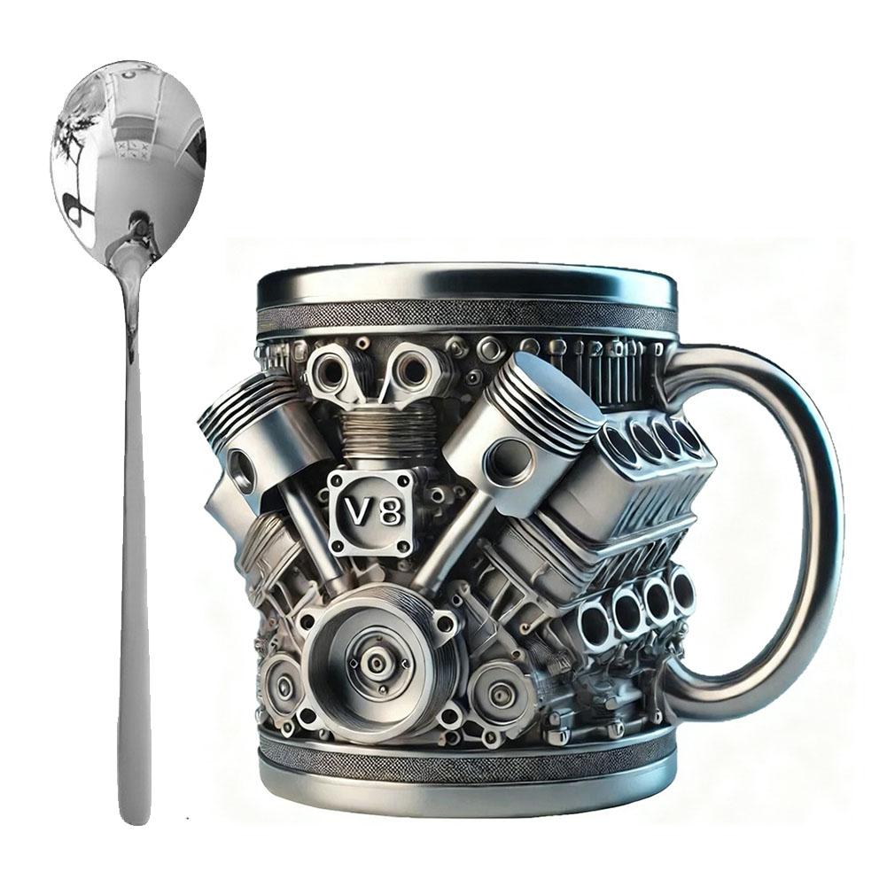 Кофейная кружка из нержавеющей стали с двигателями V8, креативный стакан для воды из смолы, забавная винная кружка с двигателями V6, кофейная кружка, чайная кружка для автолюбителей
Кофейная кружка из нержавеющей стали с двигателями V8, креативный стакан для воды из смолы, забавная винная кружка с двигателями V6, кофейная кружка, чайная кружка для автолюбителей