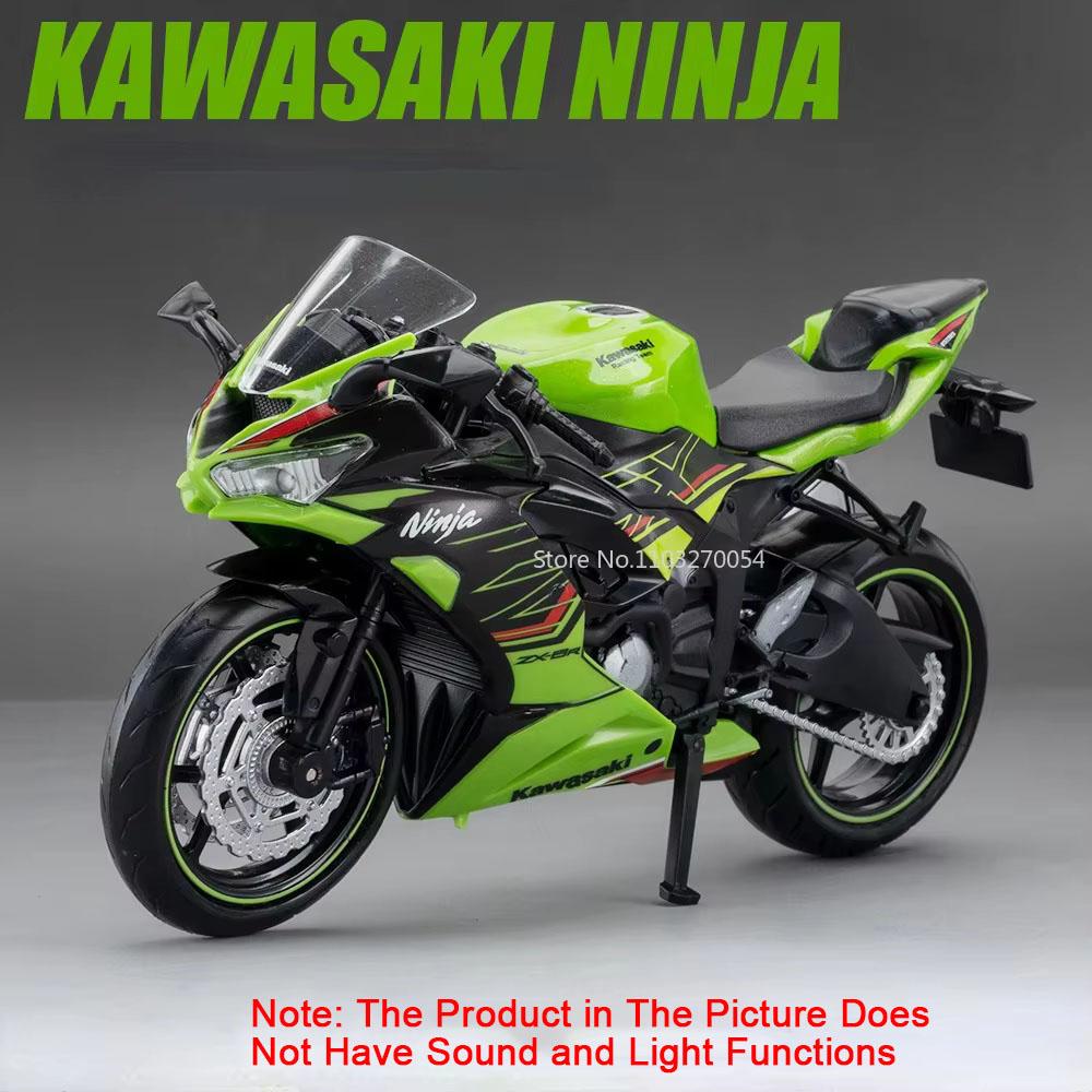1:12 Модель мотоцикла Kawasaki Z1000 Zx-6r з алюмінієвого сплаву, лита іграшка, автомобіль, кермо переднього колеса, звук, світло, транспортний засіб, дитячі подарунки на свято
1:12 Модель мотоцикла Kawasaki Z1000 Zx-6r з алюмінієвого сплаву, лита іграшка, автомобіль, кермо переднього колеса, звук, світло, транспортний засіб, дитячі подарунки на свято