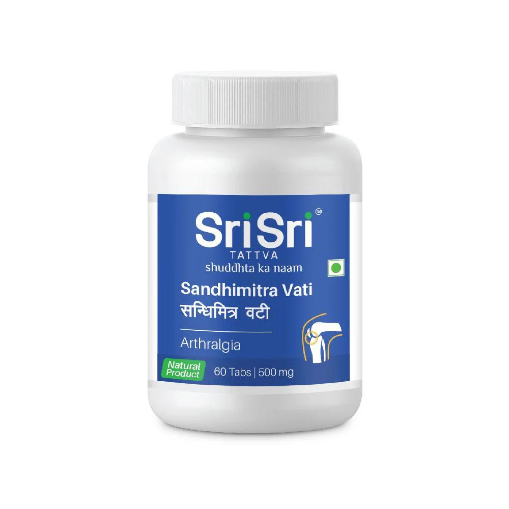 Sandhimitra Vati - A Pain Reliever | Improves Joint Health | 60 Tabs, 500 mg Pack = 60 Tabs
Sandhimitra Vati - A Pain Reliever | Improves Joint Health | 60 Tabs, 500 mg Pack = 60 Tabs