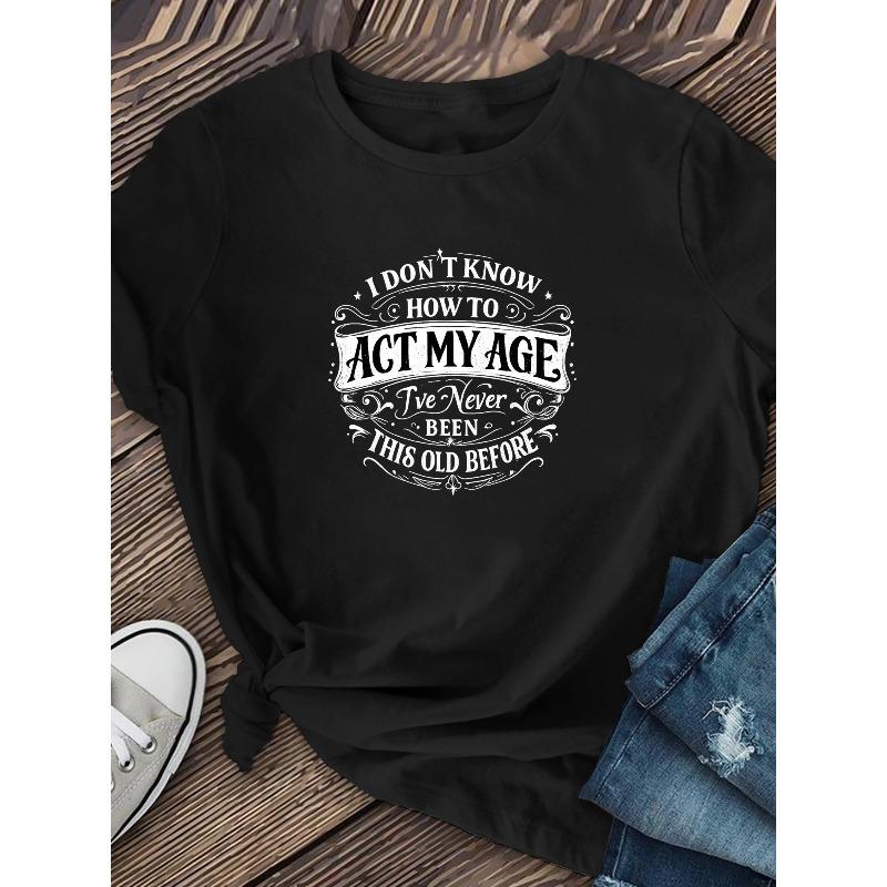European sizes Women S Time Flies Slogan Letter Print Short-sleeved T-shirt Moderate Elasticity, Machine Washable, Perfect for Summer Fashion 4XL чорний
European sizes Women S Time Flies Slogan Letter Print Short-sleeved T-shirt Moderate Elasticity, Machine Washable, Perfect for Summer Fashion 4XL чорний
