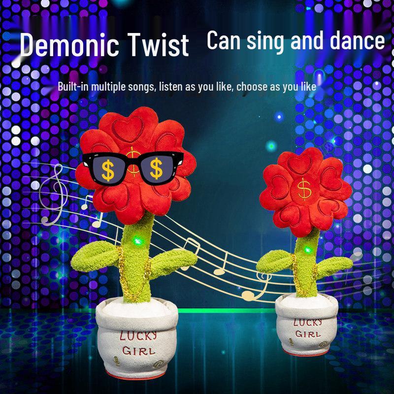 Youqianhua Dancing & Singing Electric Plush Toy with Luminous Features 40cm, 0.21kg червоний
Youqianhua Dancing & Singing Electric Plush Toy with Luminous Features 40cm, 0.21kg червоний