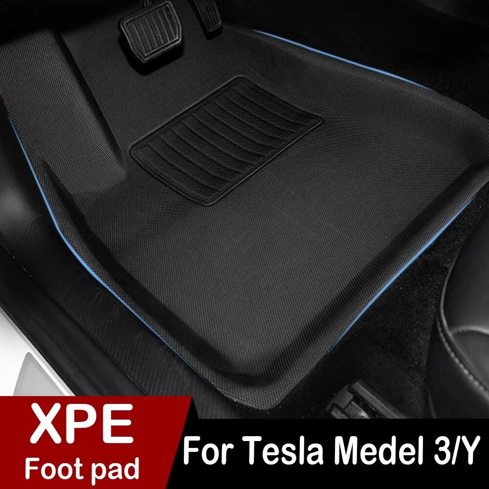 Автомобильный коврик для Tesla Model Y 2020-2023 Model3 2019-23, левый и правый руль XPE, водонепроницаемый нескользящий 3D коврик для ног, аксессуары Tesla
Автомобильный коврик для Tesla Model Y 2020-2023 Model3 2019-23, левый и правый руль XPE, водонепроницаемый нескользящий 3D коврик для ног, аксессуары Tesla