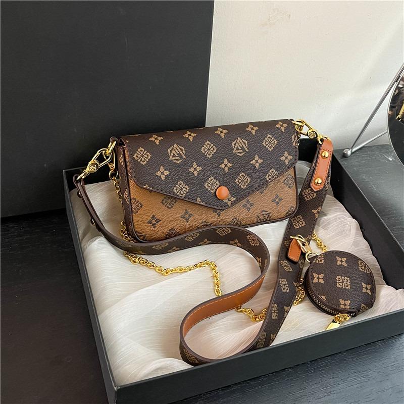 Новая женская сумка-мессенджер через плечо из высококачественной контрастной кожи
Новая женская сумка-мессенджер через плечо из высококачественной контрастной кожи