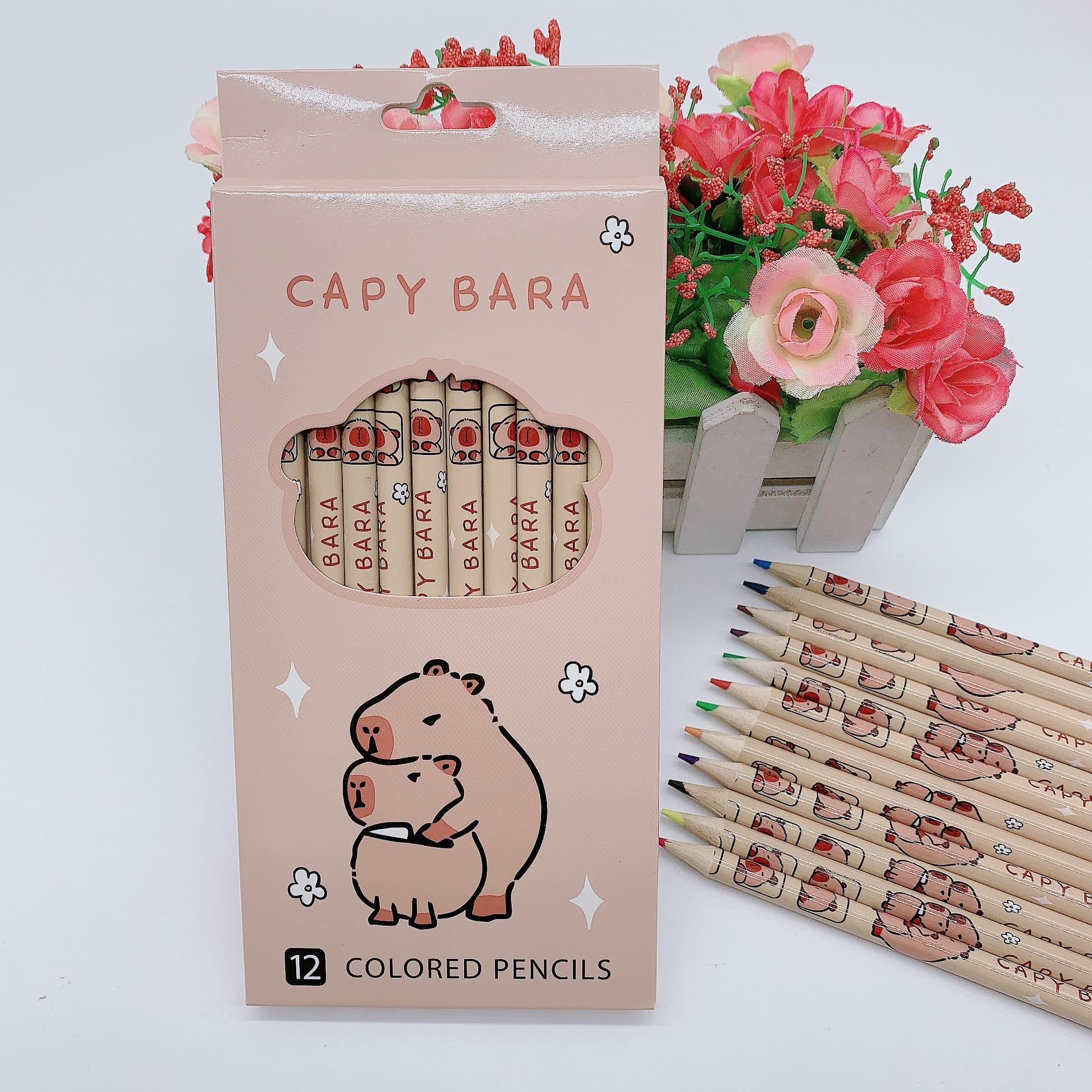 Набор цветных деревянных карандашей с тематикой капибары Школьные Офисные Рабочие и Праздничные Подарки Набор цветных деревянных карандашей с капибарой
Набор цветных деревянных карандашей с тематикой капибары Школьные Офисные Рабочие и Праздничные Подарки Набор цветных деревянных карандашей с капибарой