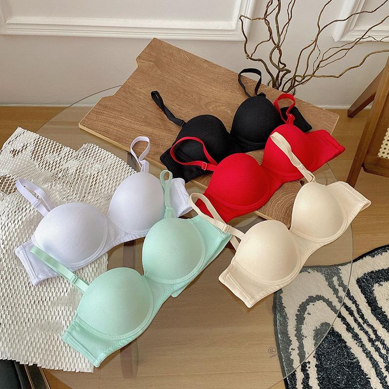 Подростковое нижнее белье в сборе с половиной чашки, антипровисающий бюстгальтер с поднятой боковой грудью, тонкая боковая коллекция, дышащий удобный бюстгальтер 
Подростковое нижнее белье в сборе с половиной чашки, антипровисающий бюстгальтер с поднятой боковой грудью, тонкая боковая коллекция, дышащий удобный бюстгальтер