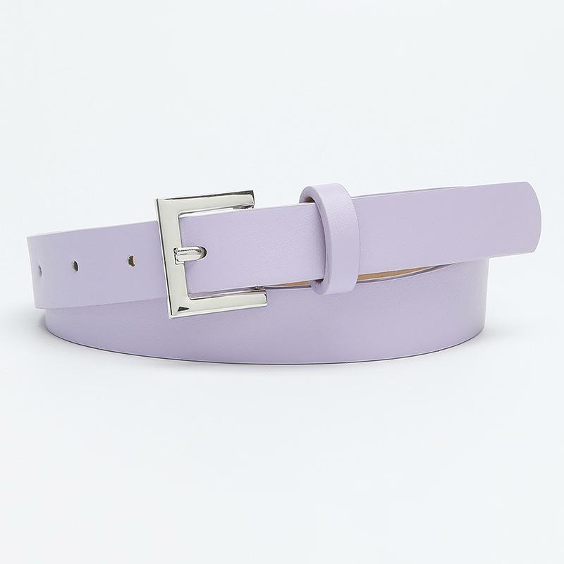 Leather Versatile Pu Womens Buckle Belt In Multiple Colors Perfect For Casual And Formal Attire фіолетовий
Leather Versatile Pu Womens Buckle Belt In Multiple Colors Perfect For Casual And Formal Attire фіолетовий