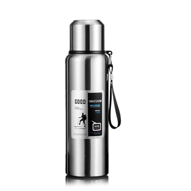Leak-proof Insulated Water Bottle Stainless Steel Water Bottle Vacuum Insulated Sport Water Bottle Double Water Bottle срібний
Leak-proof Insulated Water Bottle Stainless Steel Water Bottle Vacuum Insulated Sport Water Bottle Double Water Bottle срібний