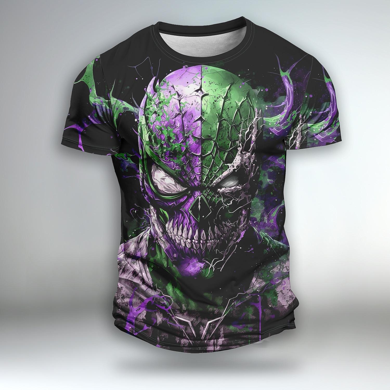 Men s Graphic Skull Creepy Clown Angel & Devil Clown Short Sleeve T shirt 3D Print Crew Neck Shirt Outdoor Subculture XL
Men s Graphic Skull Creepy Clown Angel & Devil Clown Short Sleeve T shirt 3D Print Crew Neck Shirt Outdoor Subculture XL