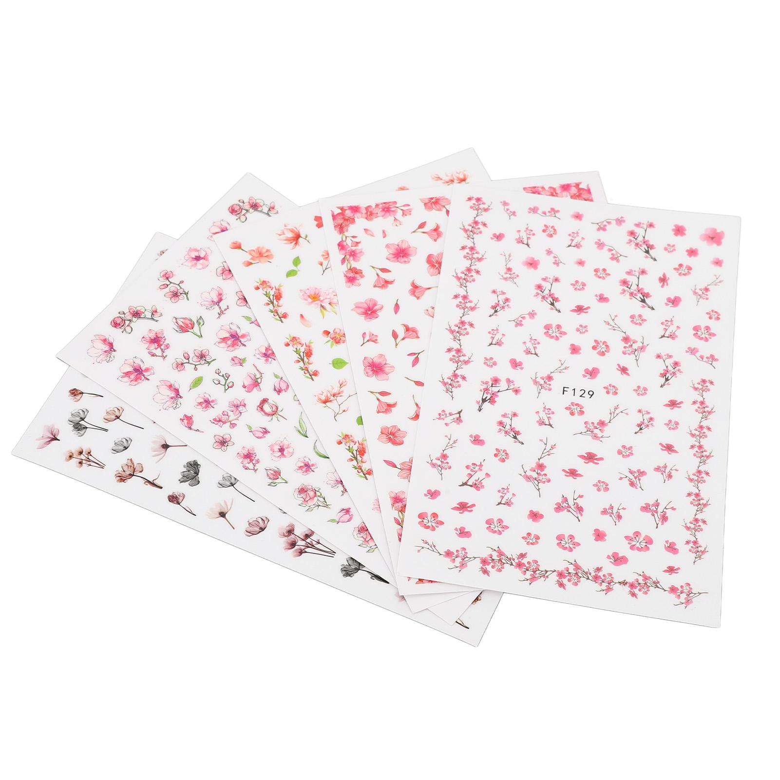 Flower Nail Art Sticker Safe 3D Self Adhesive Nail Art Decals for DIY Nail Art Decorative Accessories
Flower Nail Art Sticker Safe 3D Self Adhesive Nail Art Decals for DIY Nail Art Decorative Accessories