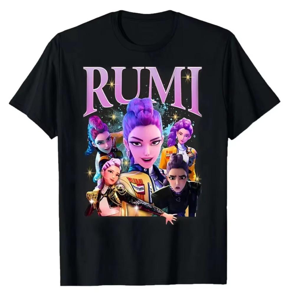 KPop Demon Hunters Clothes Rumi T Shirt Women Men Huntrix Licensed Female T-Shirt Graphic Short Sleeve Shirt Unisex Women Summer 4XL
KPop Demon Hunters Clothes Rumi T Shirt Women Men Huntrix Licensed Female T-Shirt Graphic Short Sleeve Shirt Unisex Women Summer 4XL