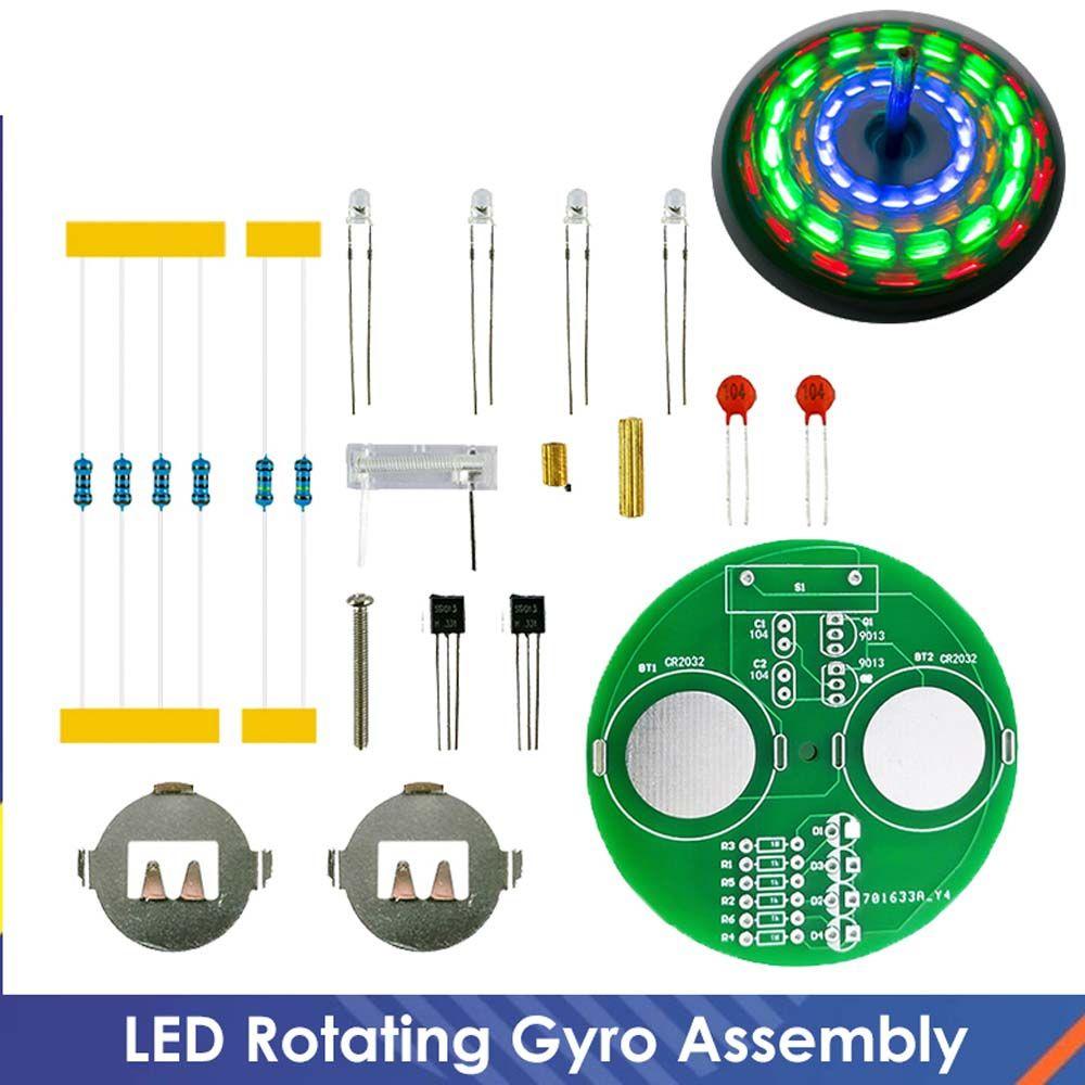 Sodering Project Gyro DIY Welding Kit Електронний гіроскоп DIY Електронний набір Spinning Top Kit 1set
Sodering Project Gyro DIY Welding Kit Електронний гіроскоп DIY Електронний набір Spinning Top Kit 1set