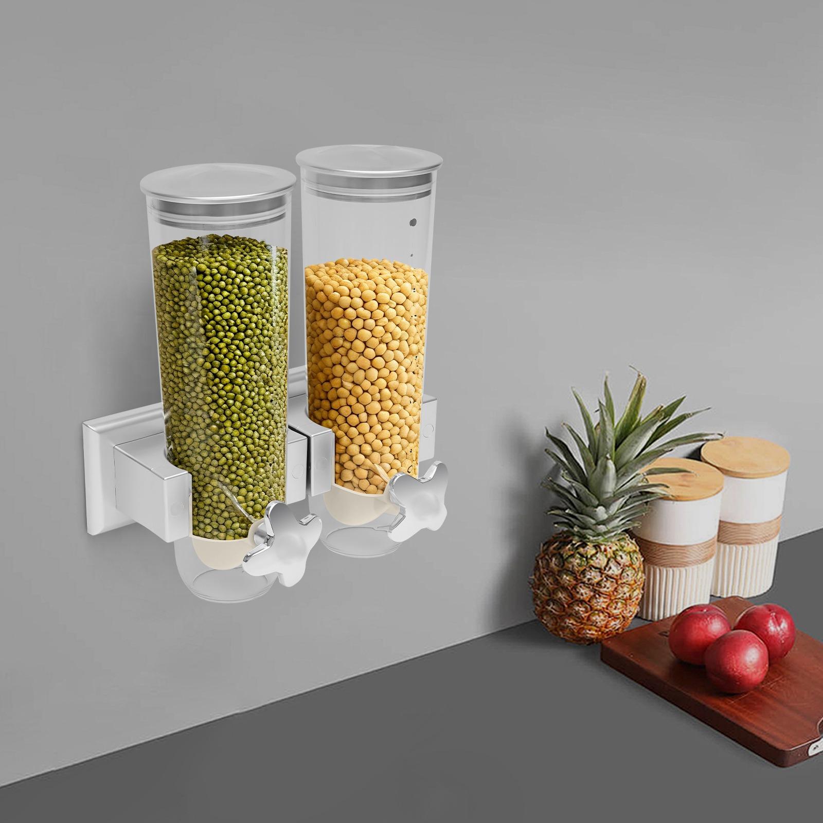 Bymaocar 3L Wall Mounted Dual Control Food Storage Dispenser, Miscellaneous Grain Storage Tank with Cup for Households&Factories серебряный
Bymaocar 3L Wall Mounted Dual Control Food Storage Dispenser, Miscellaneous Grain Storage Tank with Cup for Households&Factories серебряный