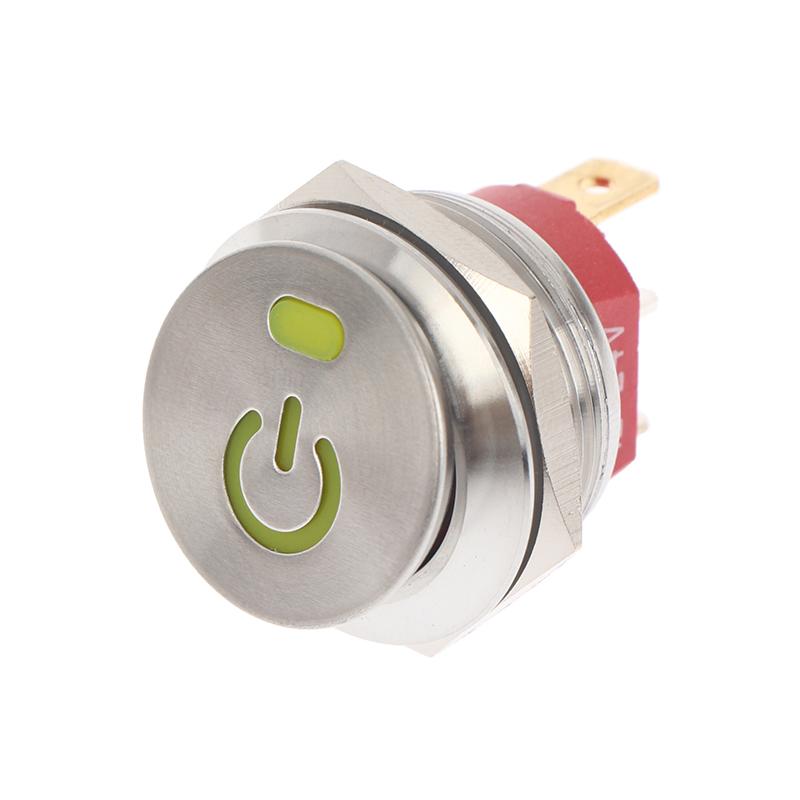 22Mm Button Stainless Steel Rocker Switch 12-24V/20A Toggle Switch 220V/15A On-Off Self-Locking 3-Pin Button Apply To Car Boat жовтий
22Mm Button Stainless Steel Rocker Switch 12-24V/20A Toggle Switch 220V/15A On-Off Self-Locking 3-Pin Button Apply To Car Boat жовтий
