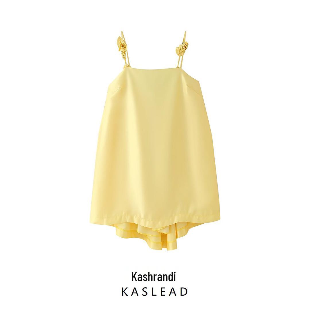 2025 Spring Women s Fashion: European & American Style Casual 3D Floral Satin Sling Dress M
2025 Spring Women s Fashion: European & American Style Casual 3D Floral Satin Sling Dress M