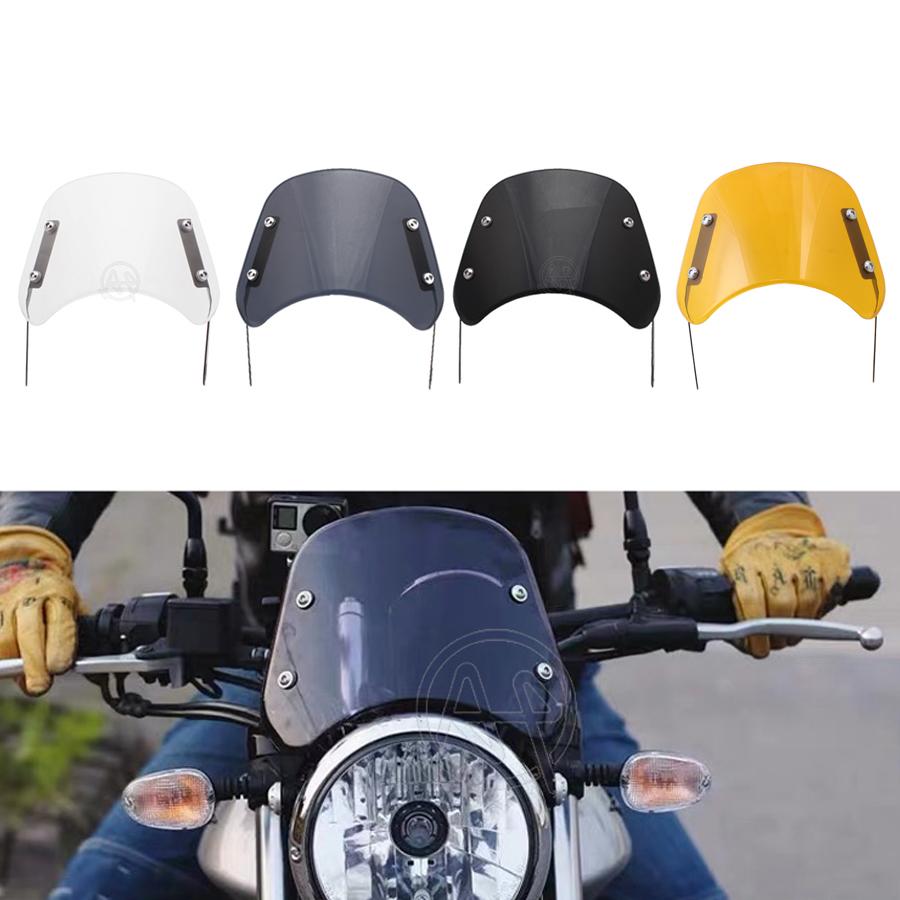 4 цвета, ветровое стекло мотоцикла, универсальный ветровой дефлектор для Harley Honda Yamaha Kawasaki Suzuki 6,5 -9,45
4 цвета, ветровое стекло мотоцикла, универсальный ветровой дефлектор для Harley Honda Yamaha Kawasaki Suzuki 6,5 -9,45