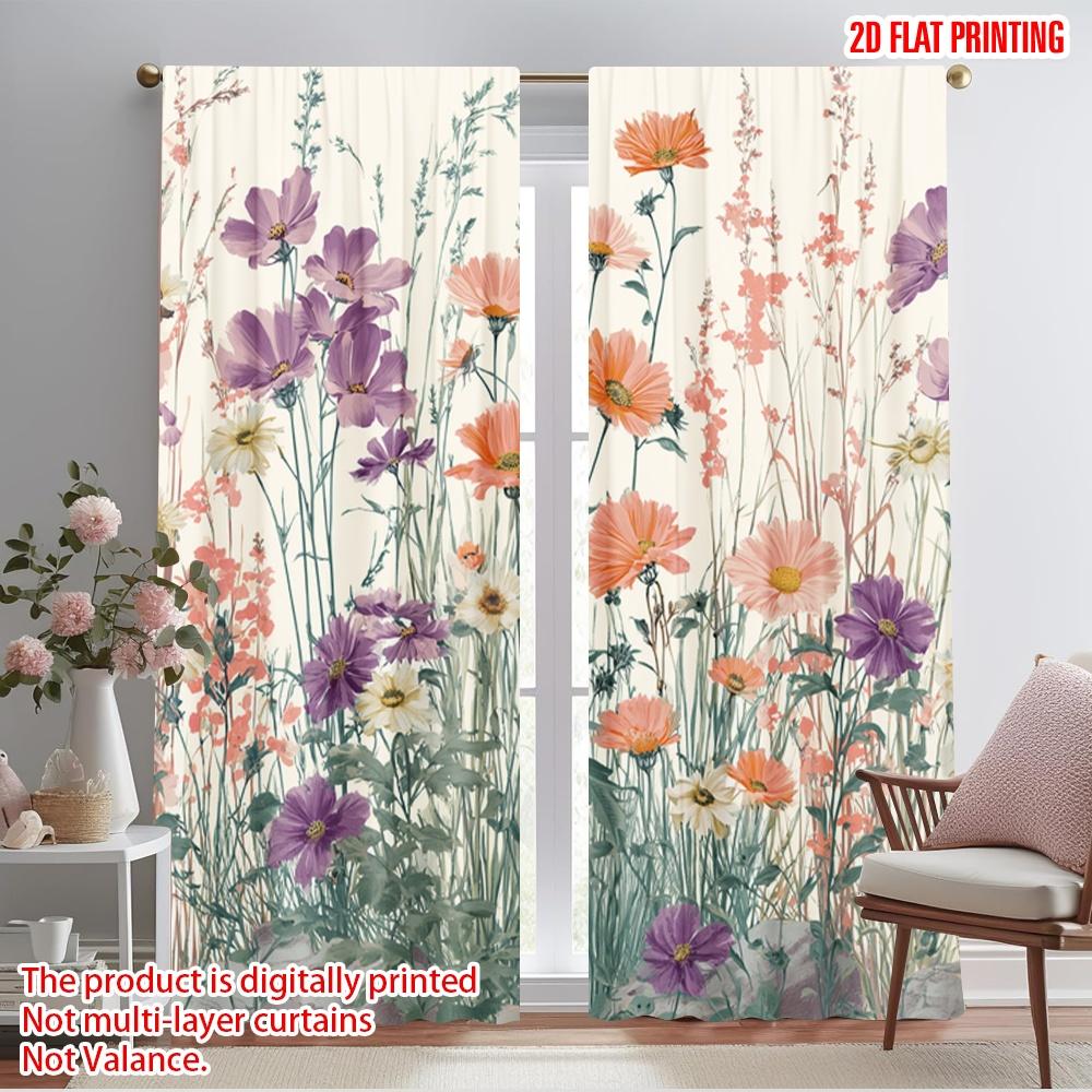 2 шт., 2D печать на ткани для штор, пастельный букет полевых цветов, универсальный прочный полиэстер (без удилища) Все сезоны Идеально для 52.50×116.00 CM 2pcs
2 шт., 2D печать на ткани для штор, пастельный букет полевых цветов, универсальный прочный полиэстер (без удилища) Все сезоны Идеально для 52.50×116.00 CM 2pcs