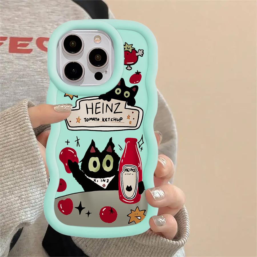 Soft Phone Cover Case for iPhone 16 Pro Max 13 12 15 Plus 17 Air 14 8 11 XR Tomato Sauce Black Cat iPhone 14 Pro Max
Soft Phone Cover Case for iPhone 16 Pro Max 13 12 15 Plus 17 Air 14 8 11 XR Tomato Sauce Black Cat iPhone 14 Pro Max