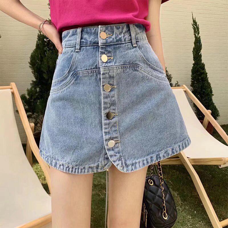 Plus Size High Waist Denim Shorts & A-line Midi Skirt - Versatile Summer Slimming Straight/Wide Leg Options Large
Plus Size High Waist Denim Shorts & A-line Midi Skirt - Versatile Summer Slimming Straight/Wide Leg Options Large