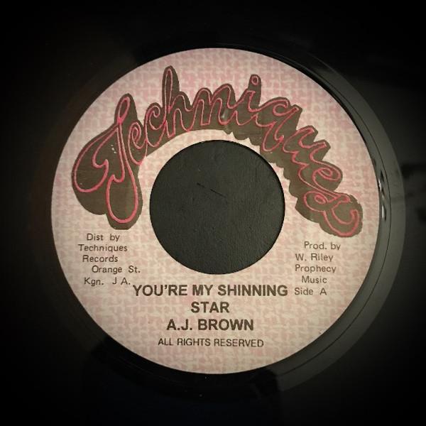 7inch Record A. J. BROWN - You re My Shining Star / Version NONE Techniques 2004 Jamaica Reggae, Ska & Dub Used
7inch Record A. J. BROWN - You re My Shining Star / Version NONE Techniques 2004 Jamaica Reggae, Ska & Dub Used