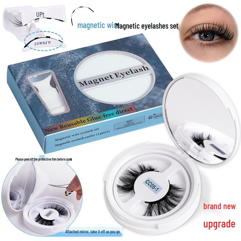 New Adjustable 5D Magnetic Silk False Eyelashes Set - Thick, Glue-Free, Cross-Border Style Standard
New Adjustable 5D Magnetic Silk False Eyelashes Set - Thick, Glue-Free, Cross-Border Style Standard