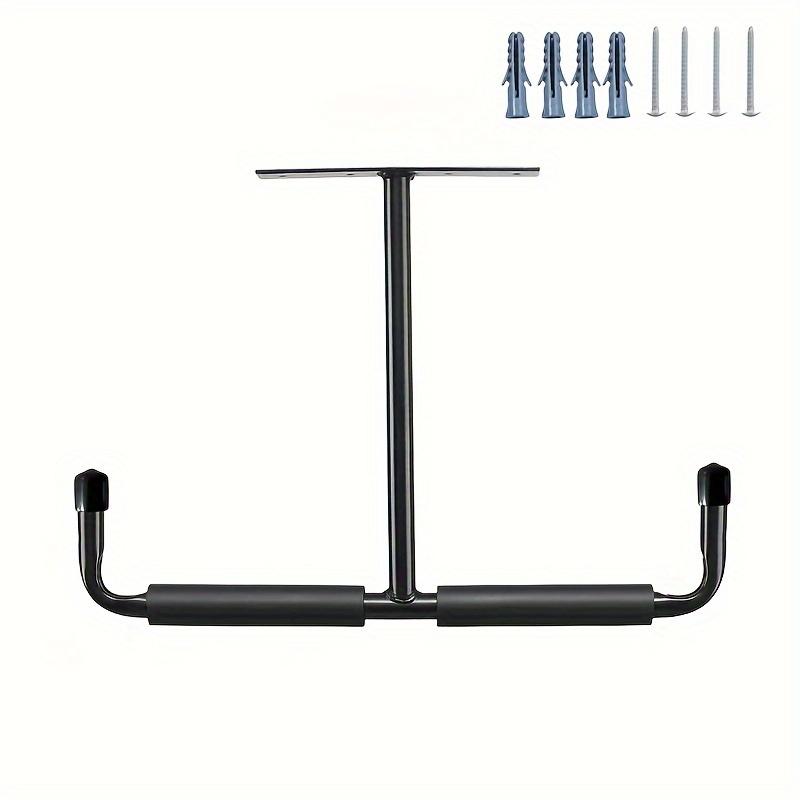1pc Heavy-Duty Ceiling-Mounted Garage Storage Hook Rack - Overhead Hanging Shelf with Metal Hooks Suitable for Hanging Hoses, Wood, Bulky Items 1pc чорний
1pc Heavy-Duty Ceiling-Mounted Garage Storage Hook Rack - Overhead Hanging Shelf with Metal Hooks Suitable for Hanging Hoses, Wood, Bulky Items 1pc чорний