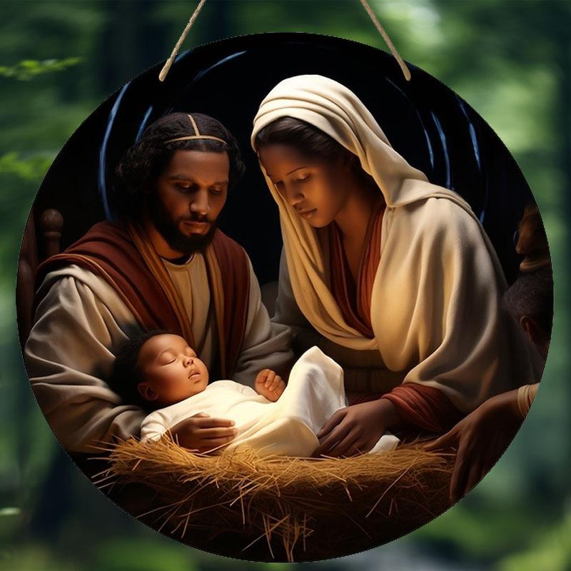 Wooden Classic Scene Wall Hanging Ornament - Holy Family Decorative Plaque, for Door, Wall, Home, Room, Farmhouse, Street, Shop, Garage, Bar, Garden 1pc
Wooden Classic Scene Wall Hanging Ornament - Holy Family Decorative Plaque, for Door, Wall, Home, Room, Farmhouse, Street, Shop, Garage, Bar, Garden 1pc