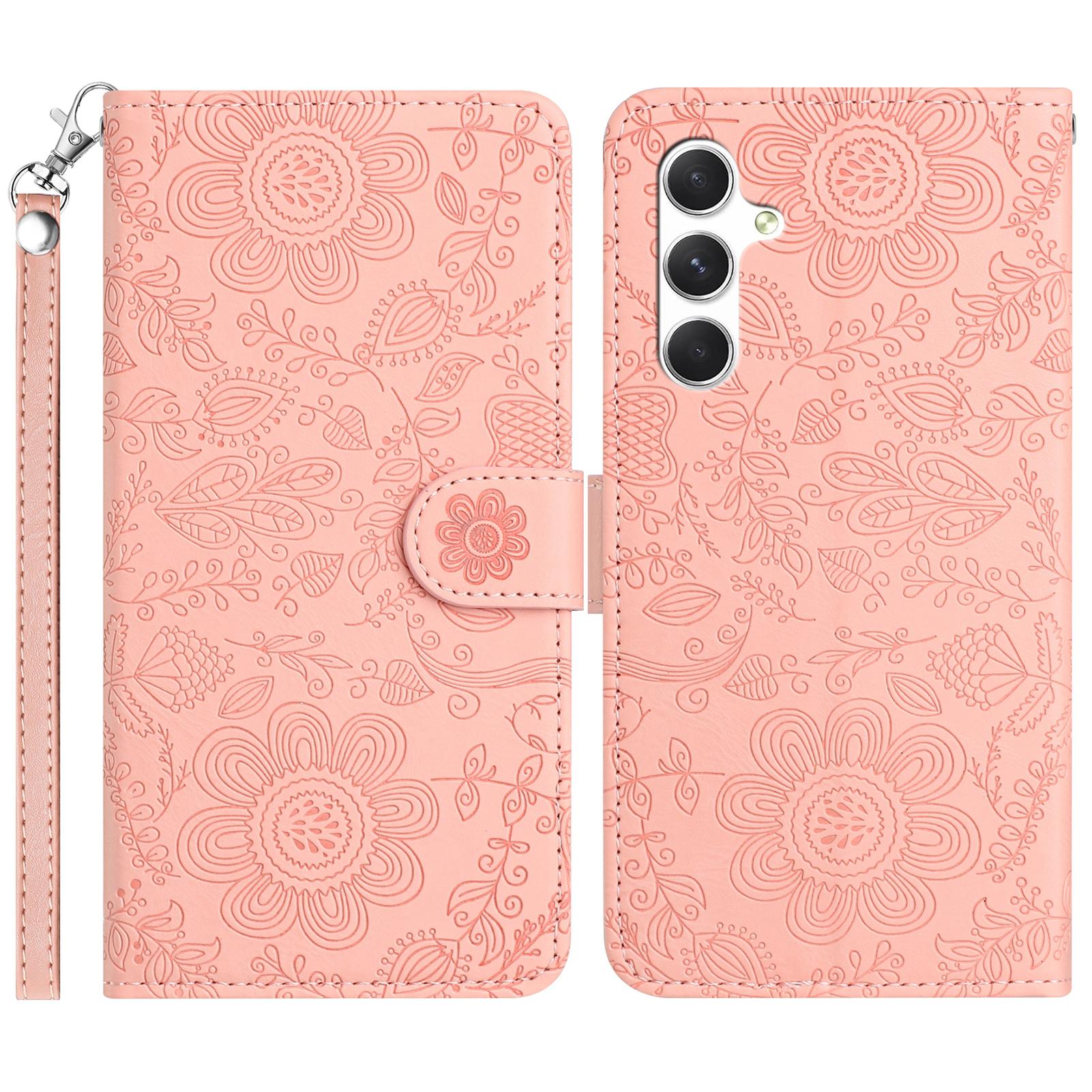 For Samsung Galaxy A16 5G/4G Case Flower Imprint Leather Flip Wallet Phone Cover with Wrist Strap B
For Samsung Galaxy A16 5G/4G Case Flower Imprint Leather Flip Wallet Phone Cover with Wrist Strap B