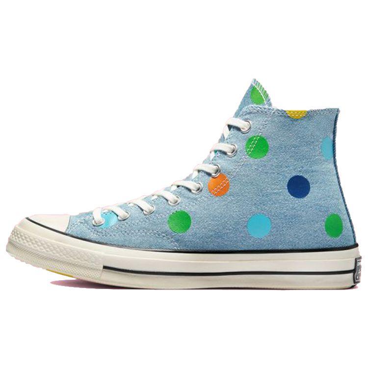 Кроссовки унисекс Converse Tyler the Creator x Chuck 70 High Polka Dots Blue Egret Black 170011C
Кроссовки унисекс Converse Tyler the Creator x Chuck 70 High Polka Dots Blue Egret Black 170011C
