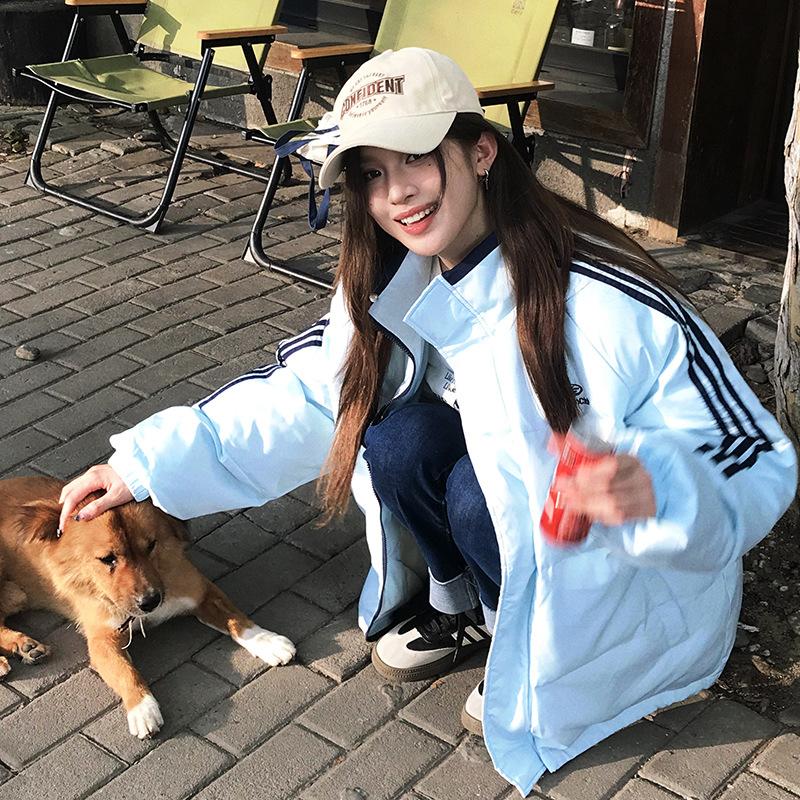 Мужской и женский парный короткий хлопковый костюм, женская зимняя ретро-тренд универсальная полосатая куртка-хлебница XXL
Мужской и женский парный короткий хлопковый костюм, женская зимняя ретро-тренд универсальная полосатая куртка-хлебница XXL