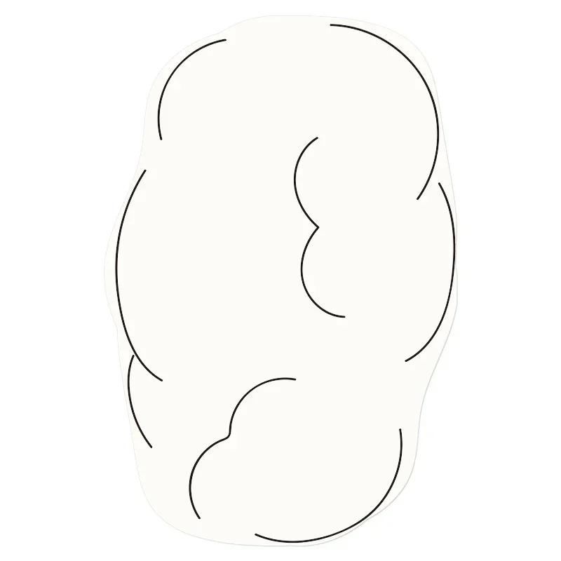 Минималистский стиль Облако Гостиная Ковер Домашнее украшение Большой ковер Мягкий пушистый напольный коврик Гостиная Спальня Прикроватные коврики Ins 60x90cm door mat