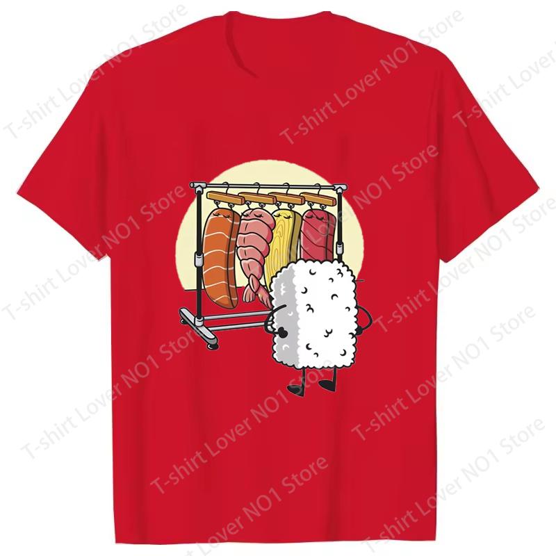 Sushi Wardrobe T Shirt Women Unisex Funny High Quality Tshirt Sushi Graphic T Shirts Loose Shortsleeve T Shirt Summer Loose Tops S
Sushi Wardrobe T Shirt Women Unisex Funny High Quality Tshirt Sushi Graphic T Shirts Loose Shortsleeve T Shirt Summer Loose Tops S