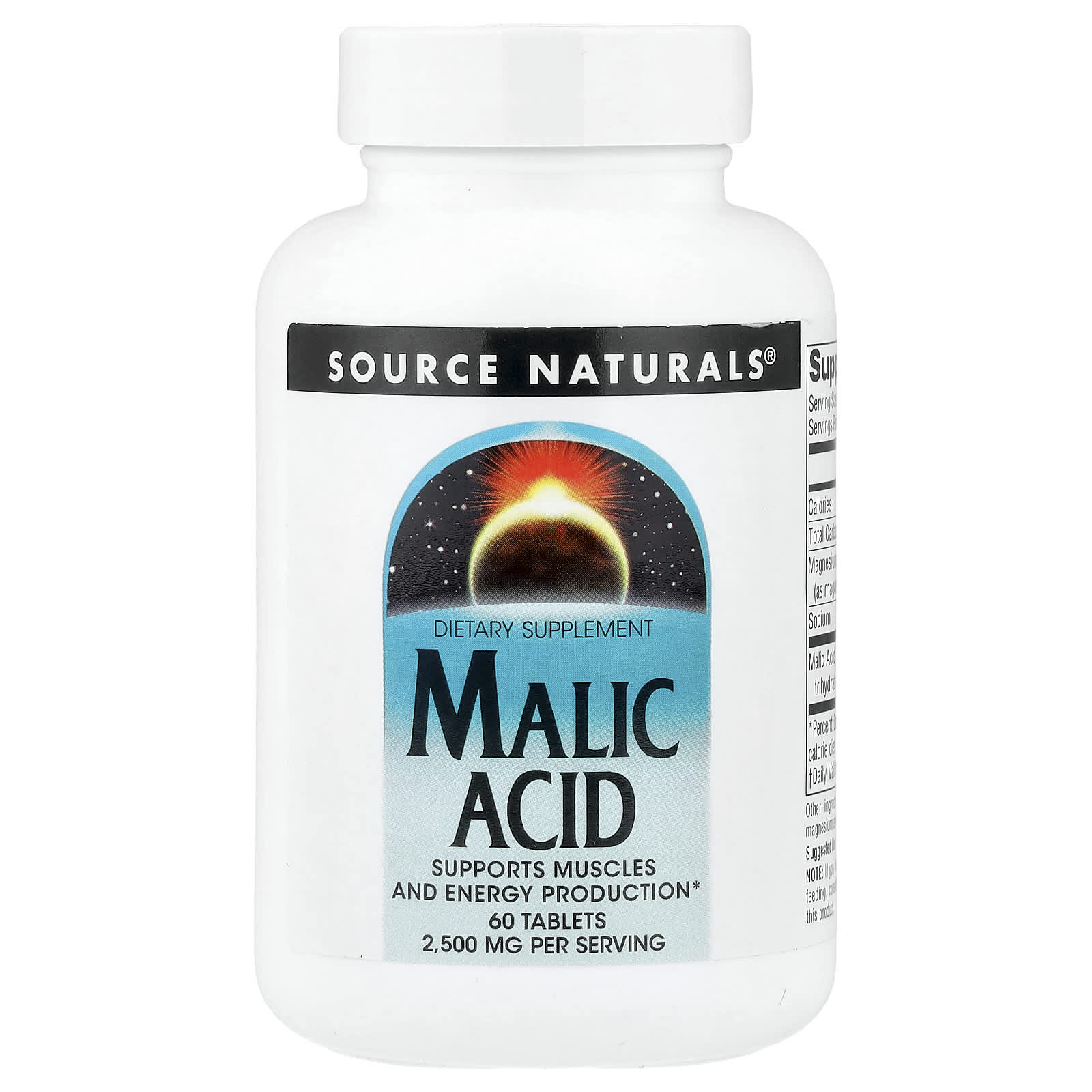 Source Naturals, Malic Acid, 60 Tablets
Source Naturals, Malic Acid, 60 Tablets