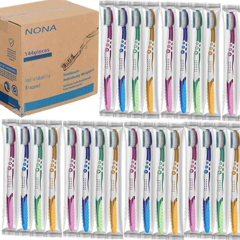 144 individually packed toothbrushes, disposable toothbrushes in bulk, soft bristles, perfect for travel, hotels, donations
144 individually packed toothbrushes, disposable toothbrushes in bulk, soft bristles, perfect for travel, hotels, donations
