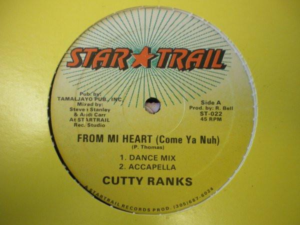 12inch Record CUTTY RANKS - From Mi Heart (Come Ya Nuh) ST022 Star Trail US Reggae, Ska & Dub Used
12inch Record CUTTY RANKS - From Mi Heart (Come Ya Nuh) ST022 Star Trail US Reggae, Ska & Dub Used