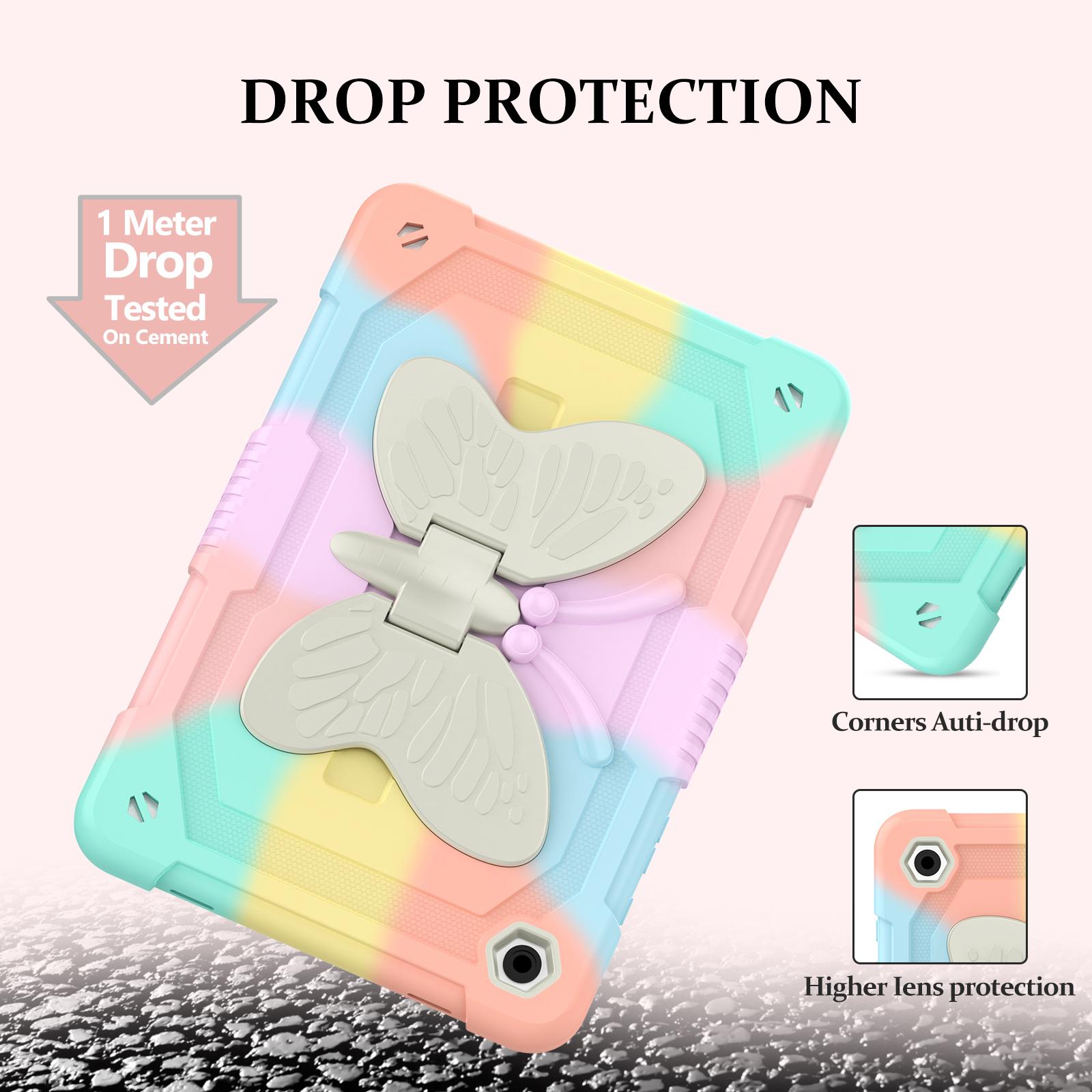 For Samsung Galaxy Tab A9+ Tablet Case Butterfly Shape Silicone+PC Kickstand Phone Cover with Shoulder Strap A
For Samsung Galaxy Tab A9+ Tablet Case Butterfly Shape Silicone+PC Kickstand Phone Cover with Shoulder Strap A