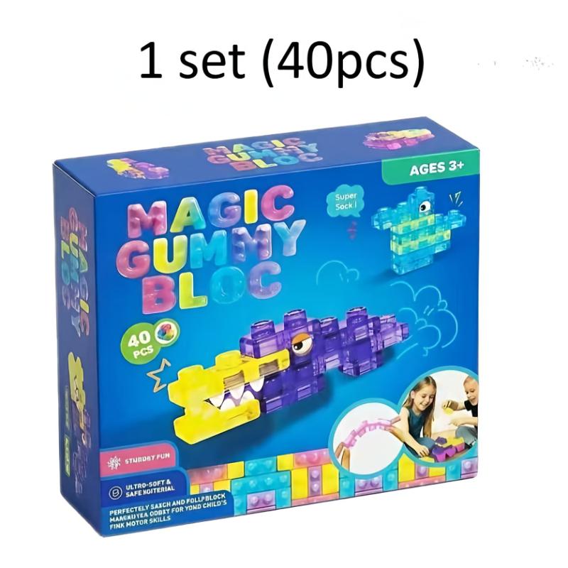 Sensory Soft Jelly Building Blocks Squishy Toy Squeezable & Stretchable for Kids Teens Perfect Table Decor Puzzle Blocks Gift
Sensory Soft Jelly Building Blocks Squishy Toy Squeezable & Stretchable for Kids Teens Perfect Table Decor Puzzle Blocks Gift