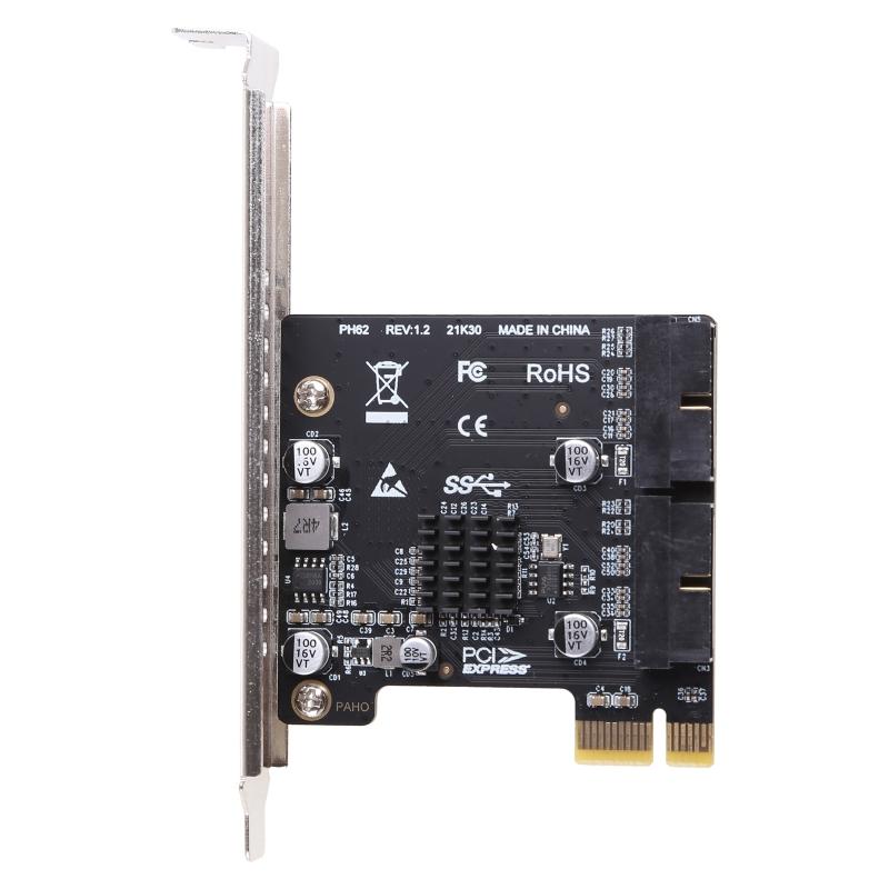Адаптер PCI-E на 2 порти USB 3.0 Надшвидка карта PCI для xpress xpansion із внутрішнім 19/20-контактним роз’ємом для
Адаптер PCI-E на 2 порти USB 3.0 Надшвидка карта PCI для xpress xpansion із внутрішнім 19/20-контактним роз’ємом для