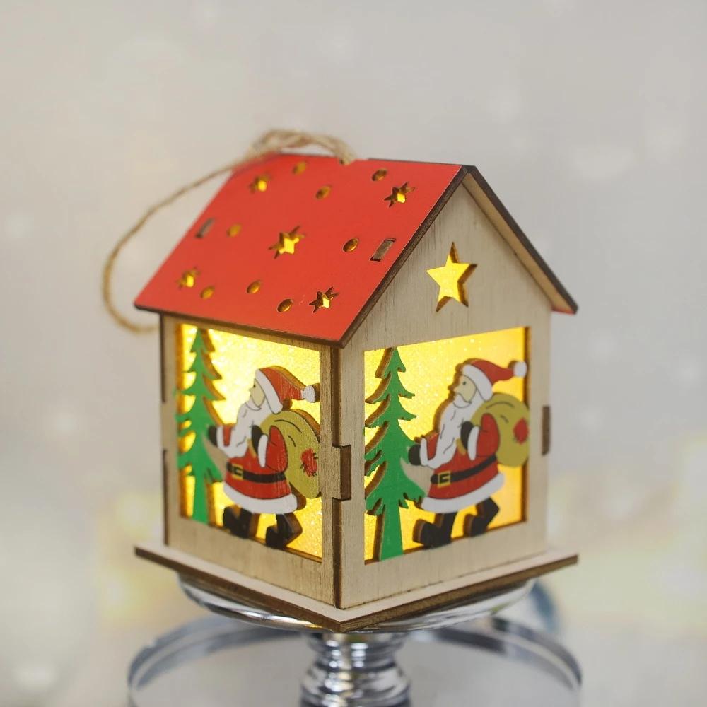 Christmas Glowing Cabin Wooden Pendant Luminous Decor Lamp Custom Lights House Lantern Battery Oprated Led Table Lamps Ornaments
Christmas Glowing Cabin Wooden Pendant Luminous Decor Lamp Custom Lights House Lantern Battery Oprated Led Table Lamps Ornaments