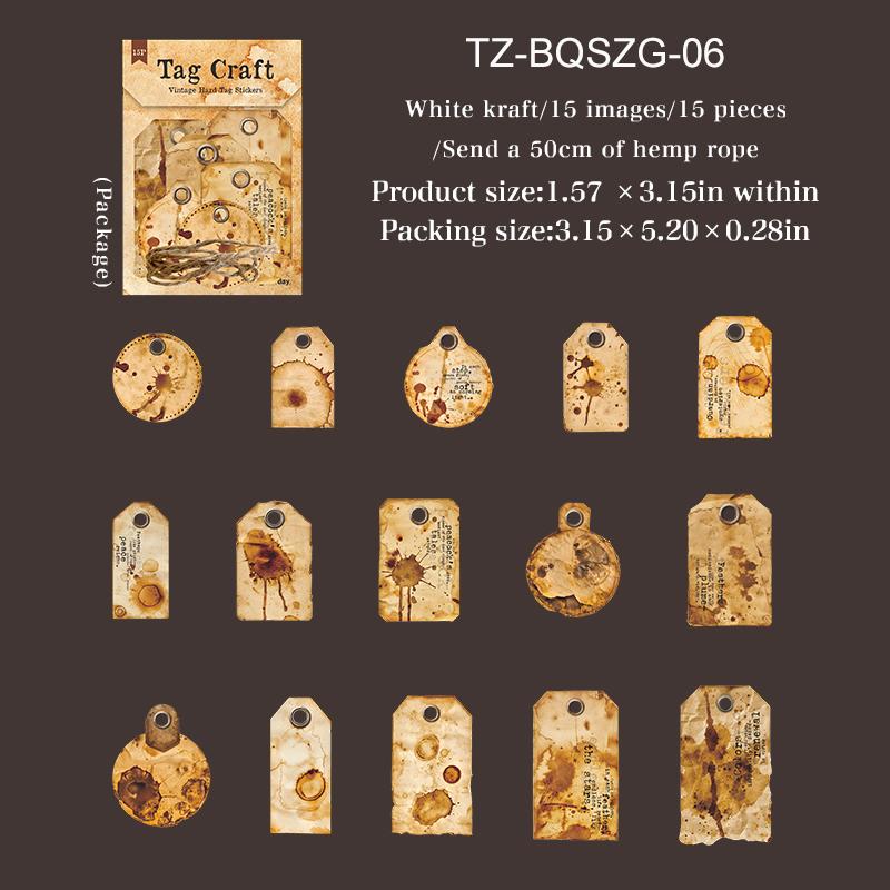 Tag Craft Series Vintage Coffee Lace Label Landscape Sticker Creative DIY Journal Material Collage Scrapbook Stationery
Tag Craft Series Vintage Coffee Lace Label Landscape Sticker Creative DIY Journal Material Collage Scrapbook Stationery
