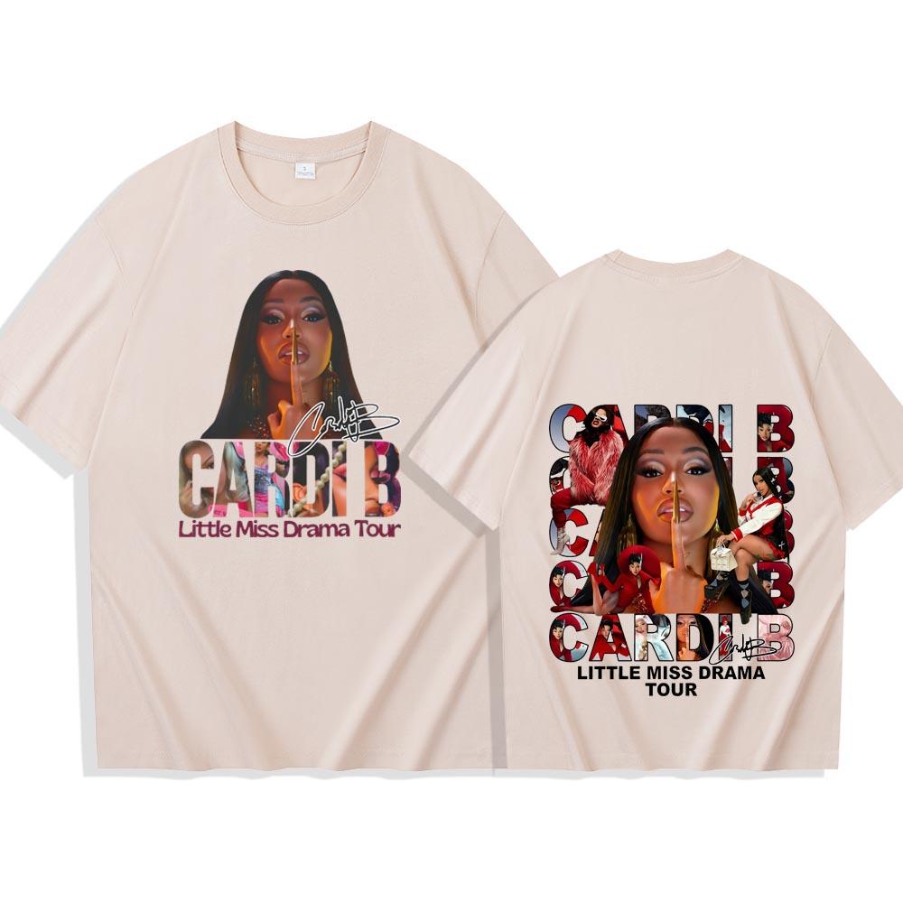 Cardi Bs Missy Drama Tour Concert Wear Printed Tshirts Unisexs and Womens Styles Casual Comfortable Tops Streetwear 4XL
Cardi Bs Missy Drama Tour Concert Wear Printed Tshirts Unisexs and Womens Styles Casual Comfortable Tops Streetwear 4XL