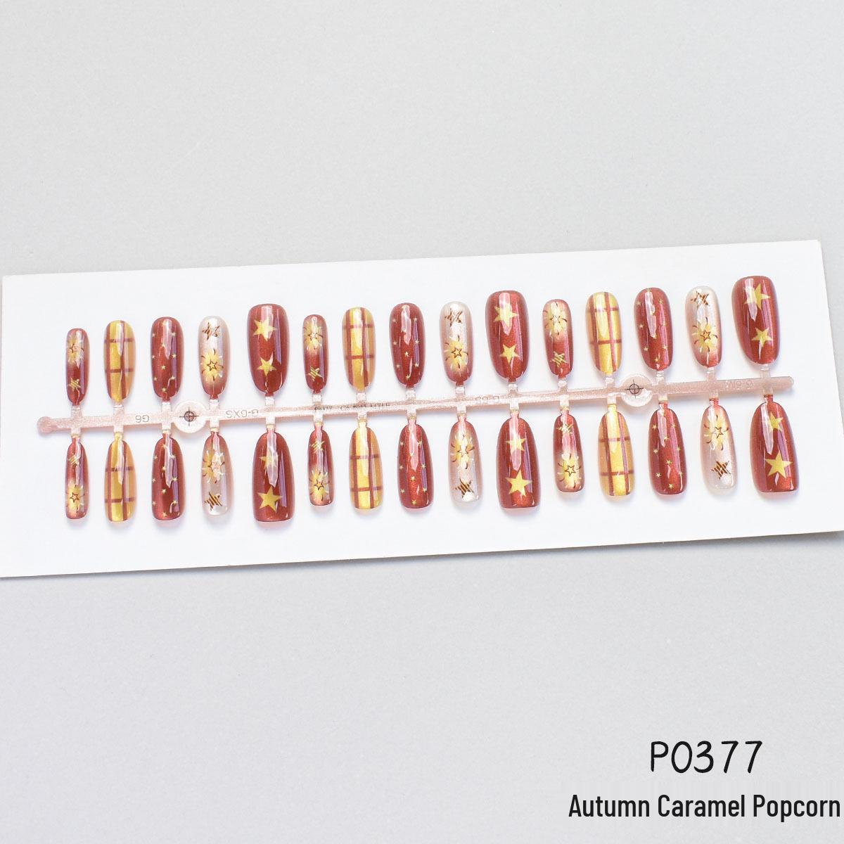 Autumn Caramel Explosion Medium Oval Cat Eye Nails (30 Pieces)
Autumn Caramel Explosion Medium Oval Cat Eye Nails (30 Pieces)