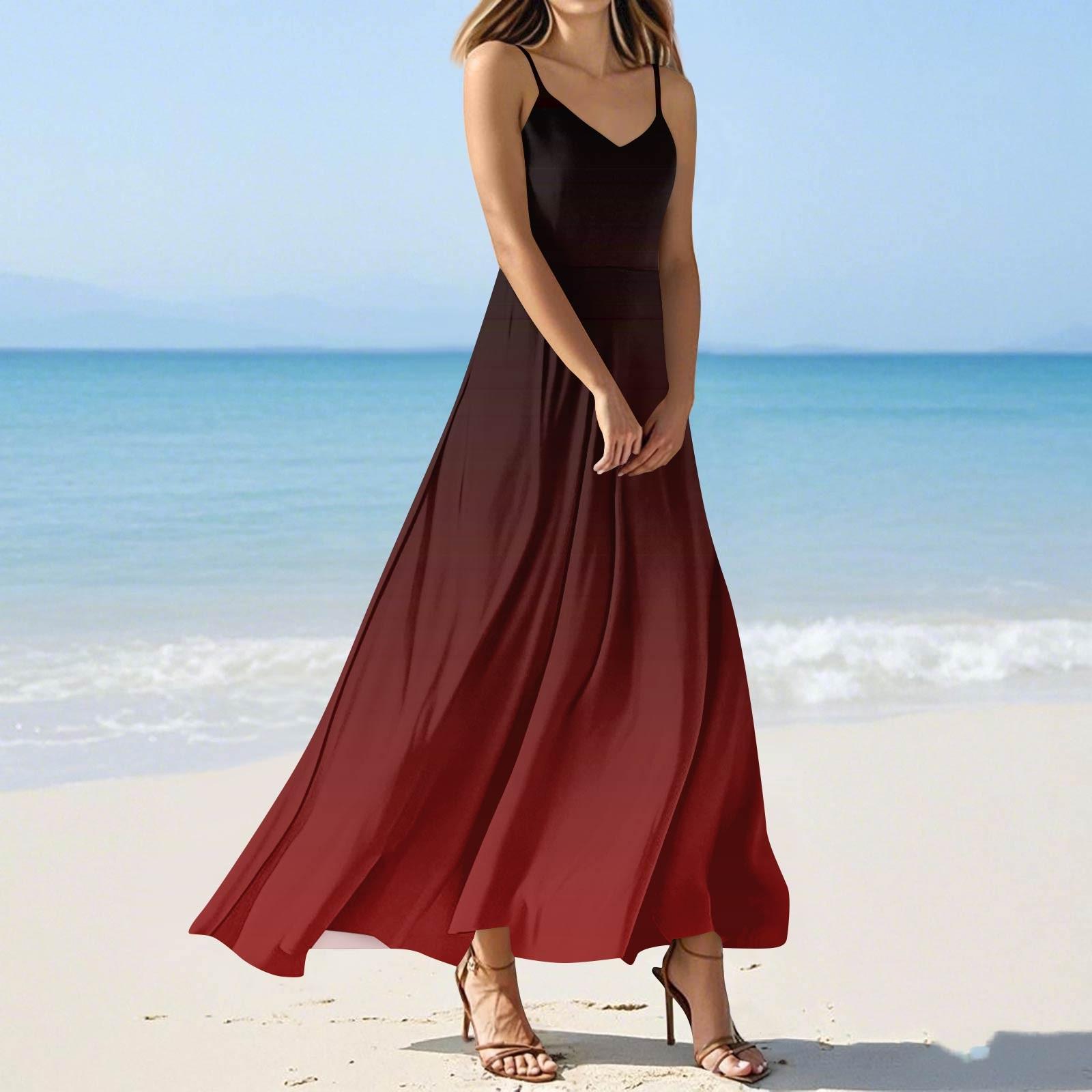 Women s Summer Casual Fashion Print Dresses V-Neck Sleeveless Dresses XXL винний
Women s Summer Casual Fashion Print Dresses V-Neck Sleeveless Dresses XXL винний